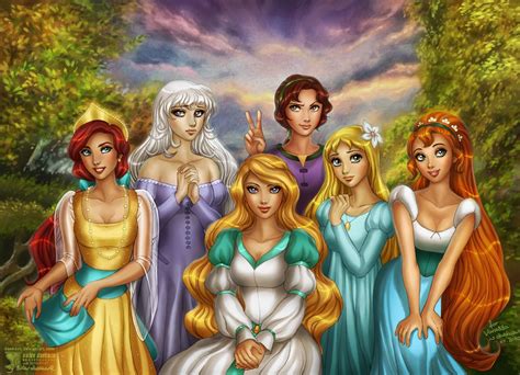 Non Disneys Beauties Non Disney Princesses Disney Fan Art Animated