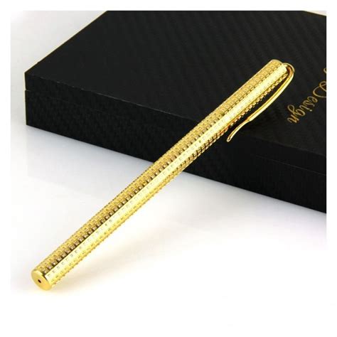 Luxury 24k Gold And Diamond Pen