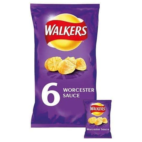 Walkers Worcester Sauce Crisps British Selections