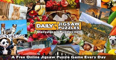 Daily Jigsaw Puzzles A New Online Jigsaw Puzzle Added Daily