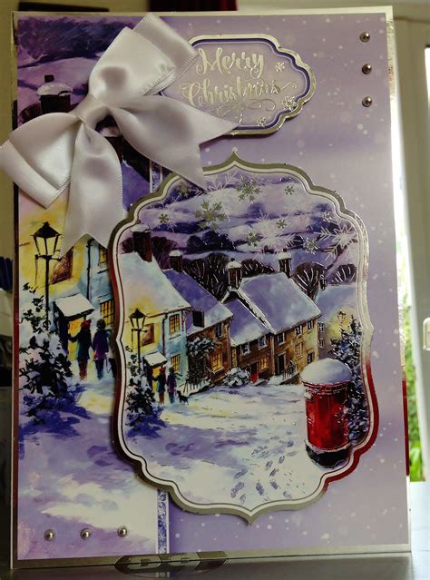 50 Christmas Card A5 Makings From Hunkydory White Christmas