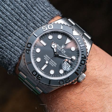Hands On Debut Rolex Yacht Master 42 In Titanium Rlx Watchtime Usa