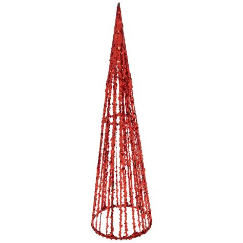 Glitter Cone Tree Hobby Lobby In 2022 Cone Trees Red Glitter