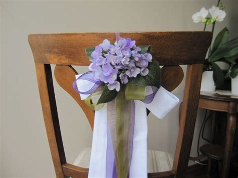 Items Similar To Wedding Chair Sash Bows For Church Pews Or Chairs