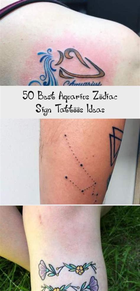 50 Best Aquarius Zodiac Sign Tattoos Ideas Aquarius