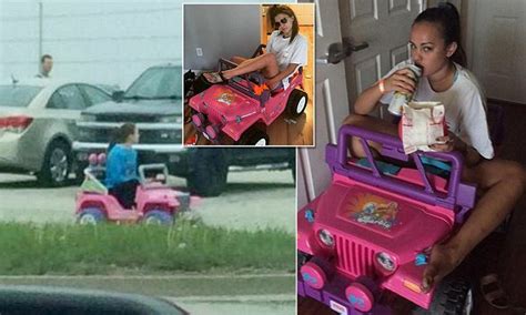Tara Monroe Drives Around Campus In Barbie Jeep After Dwi Arrest