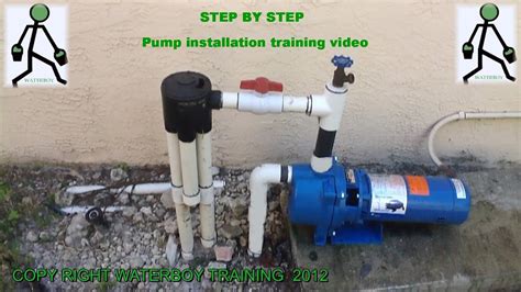 How To Install A Lawn Sprinkler Pump Youtube
