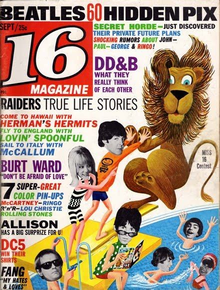 1966 My Favorite Year Sixteen Magazine