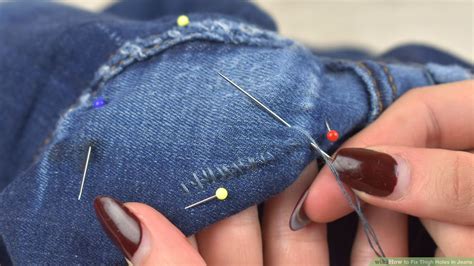 How To Fix Holes In Jeans Inner Thigh Without Patch A Pictures Of