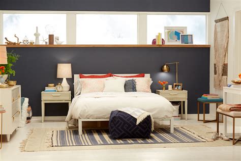 A Stylist Blue Accent Wall For Bedroom Design Ideas The Architecture
