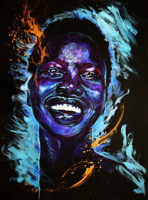 Smile Large Portrait Painting Painting By Anna Sidi Yacoub Saatchi Art