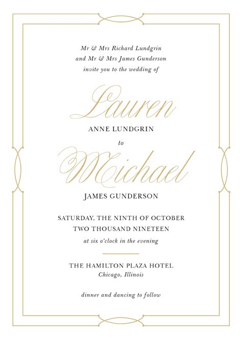 Super Formal Wedding Invitation Wording Jolies Wedding Gallery