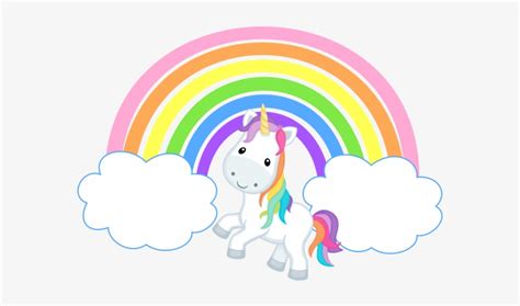 Unicorn Rainbow Clouds Png Free Transparent Png Download Pngkey