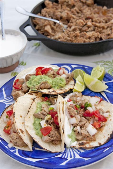 No delivery fee on your first order! Tacos de Carnitas - Muy Bueno Cookbook