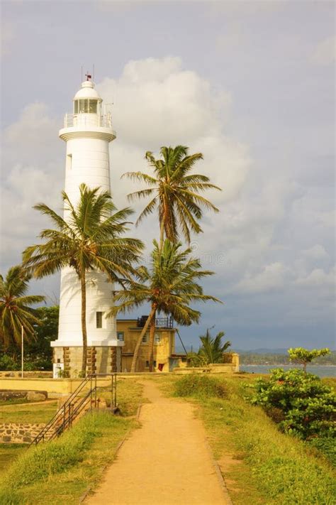 Galle Lighthouse In Fort Galle Sri Lanka Stock Image Image Of