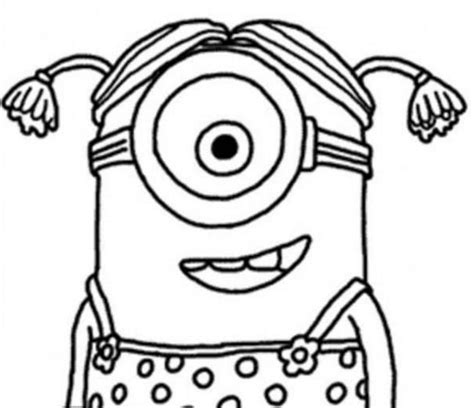Girl Minion Coloring Pages Coloring Pages