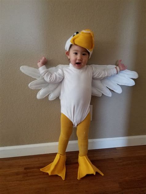 Diy Goose Costume Wings Feet Goose Hat Made From Felt Duck