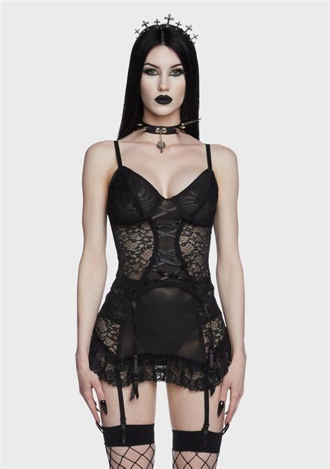 Base Lace Front Lace Up Micro Mini Skirt Garter Straps Dollskill Exclusive Collection