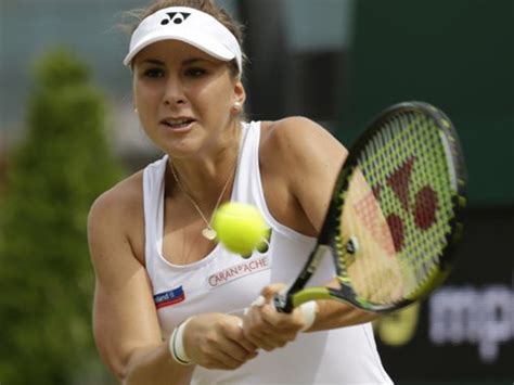 Wimbledon 2015 Martina Hingis Support Helps Teen Prospect Belinda Bencic Battle On The