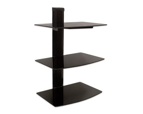 Maybe you would like to learn more about one of these? 3 Tier Triple Small Glass Shelf Wall Mount Under TV ...