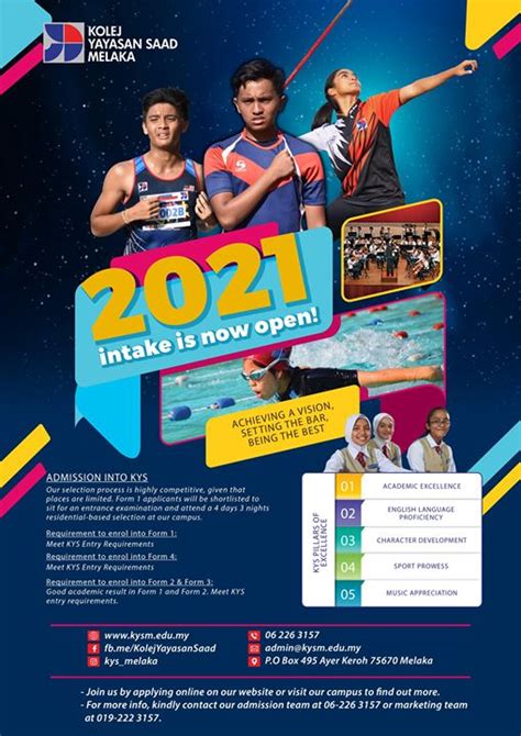 Permohonan kemasukan sbp tingkatan 1 dan 4 tahun 2020 online|untuk makluman anda, bagi pelajar lepasan ujian penilaian sekolah rendah (upsr) dan pentaksiran tingkatan 3 (pt3). Permohonan Kemasukan Kolej Yayasan Saad Melaka (KYSM ...