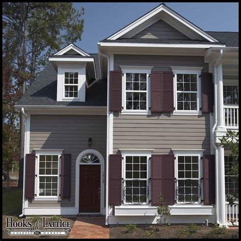 Shop for shutters in window hardware. 24in. Wide - Classic Collection 2 Panel Faux-Louvered Wood ...