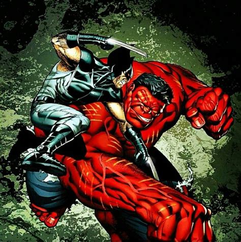 Marvels Red Hulk To Clash In New Wolverine Film Geekosity