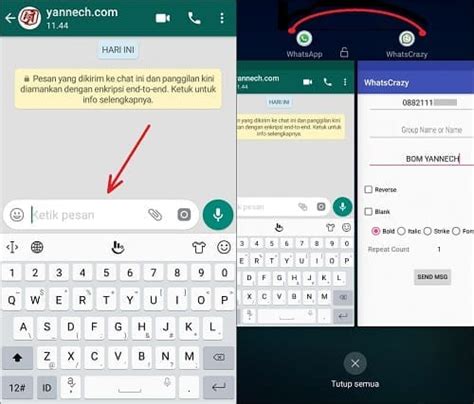 Selain lalabi, ada juga alternatif aplikasi bom whatsapp online yang bisa kalian gunakan. Cara BOM Chat WhatsApp Tanpa Ampun Terbaru 2019 (100% ...