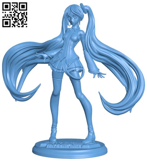 Miss Miku Hatsune H005723 File Stl Free Download 3d Model For Cnc And