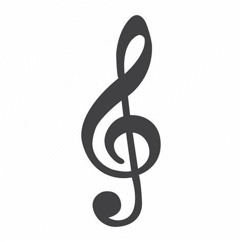 Clef Key Melody Music Note Sign Treble Icon Download On Iconfinder