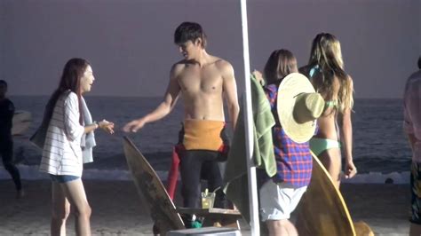 Lee Min Ho Shirtless At Heirs Filming Fancam Youtube