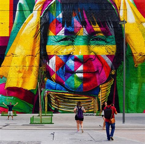 Brazilian Street Artist Creates Worlds Largest Mural For Rio Olympics