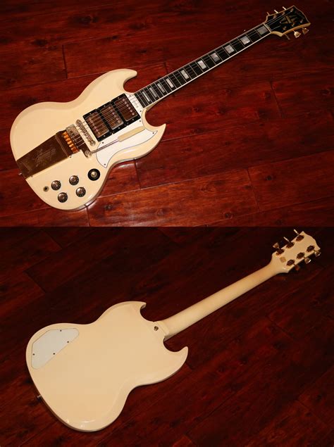 1965 Gibson Sg Custom Polaris White Garys Classic Guitars And Vintage Guitars Llc