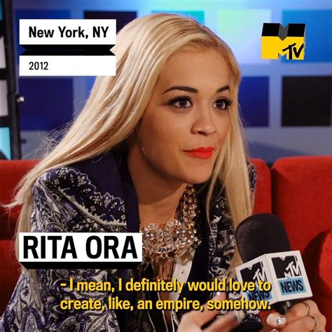 Mtv News Interviews Rita Ora In 2012 Today Is Rita Oras 30th Birthday In Her Honor Were