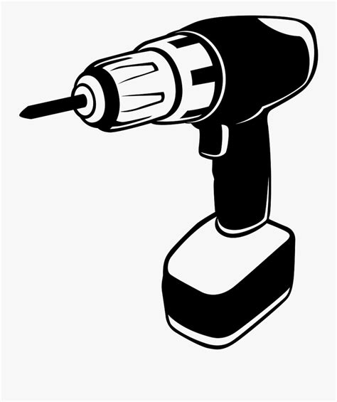 Drill Clipart Black And White Power Tool Clipart Black And White