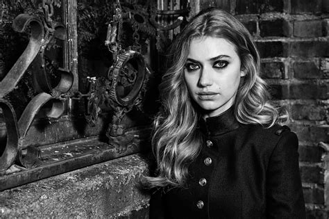 Imogen Poots Actress English Black White Wallpaper Resolution X Id