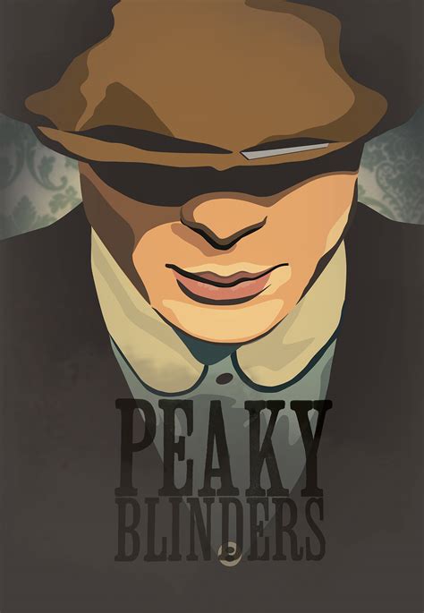 Peaky Blinders Illustration Tommy Shelby On Behance