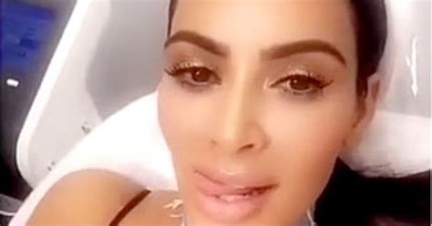 Kim Kardashian Snapchats Nonsurgical Tummy Tuck