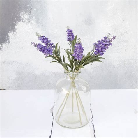 Lavender In Bell Vase By Abigail Bryans Designs