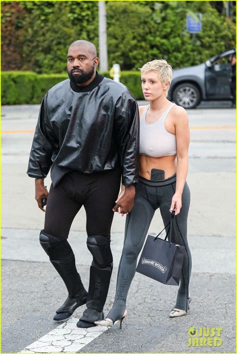 Kanye West Wife Bianca Censori Wear Athleisure Outfits For Dinner