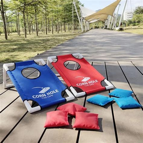 Deluxe Regulation Cornhole Bean Bag Toss Board Set Modern Depot