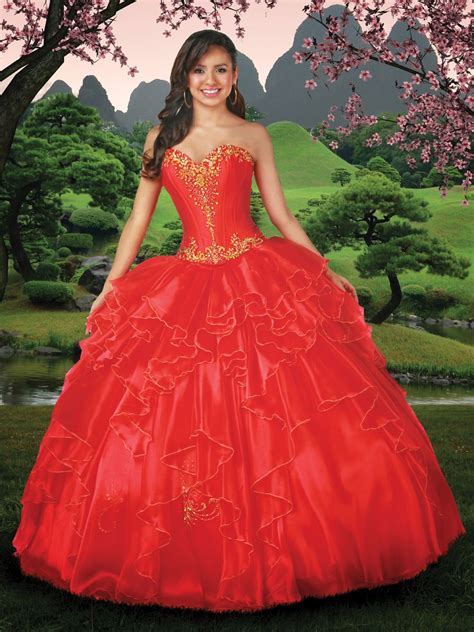 Disney Princess Red Dress With Flowers 100real Royal Embroidery Blue