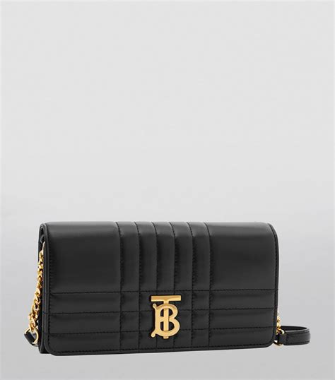 Burberry Leather Lola Chain Wallet Harrods US
