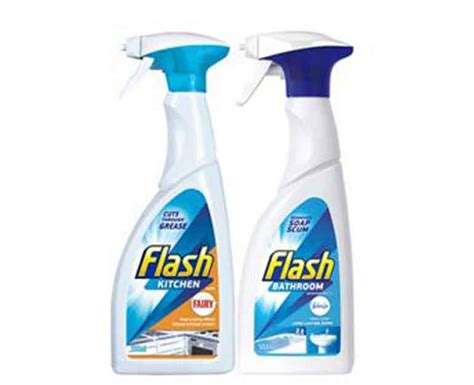 Flash Kitchen And Bathroom Cleaning Spray Bundle Contains 2 Items Eckos