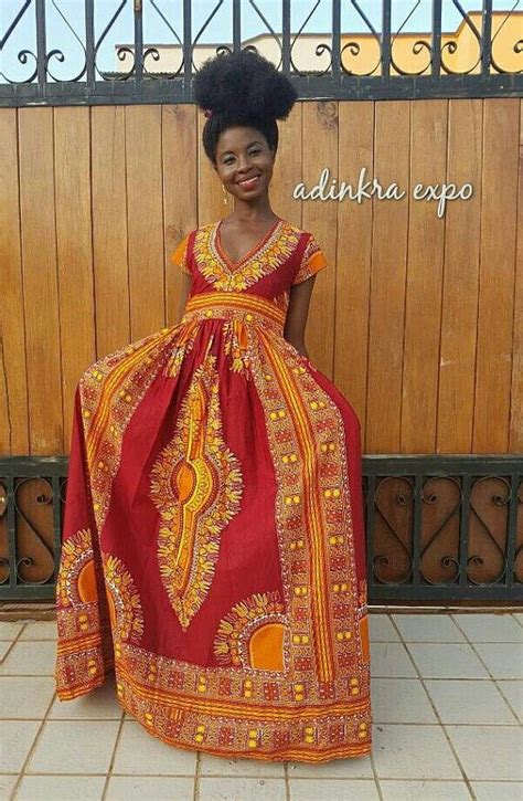 Ankara Dashiki African Prom Dresses African Dresses Modern Dashiki Dress