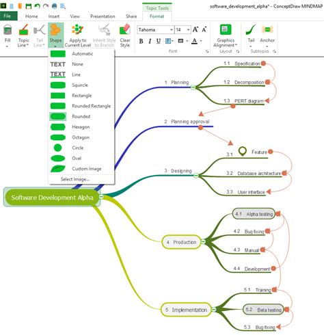 Creating A Mind Map On PC ConceptDraw HelpDesk