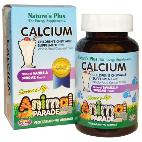 Buy Calcium Childrens Chewable Supplement Natural Vanilla Sundae Fl