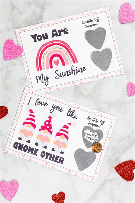 How to Make Scratch Off Cards (Free Printables) | First Day of Home