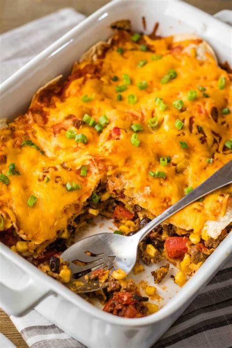 Mexican Lasagna Recipe Bread Booze Bacon