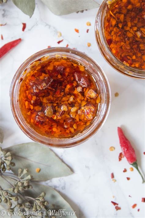 Fish oil, psyllium husk, & mineral oil. Chili Garlic Oil - Cooking with a Wallflower